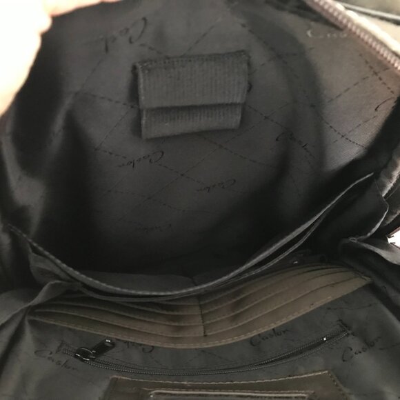 Caslon | Two-Compartment Brown Nylon Backpack - Picture 14 of 16